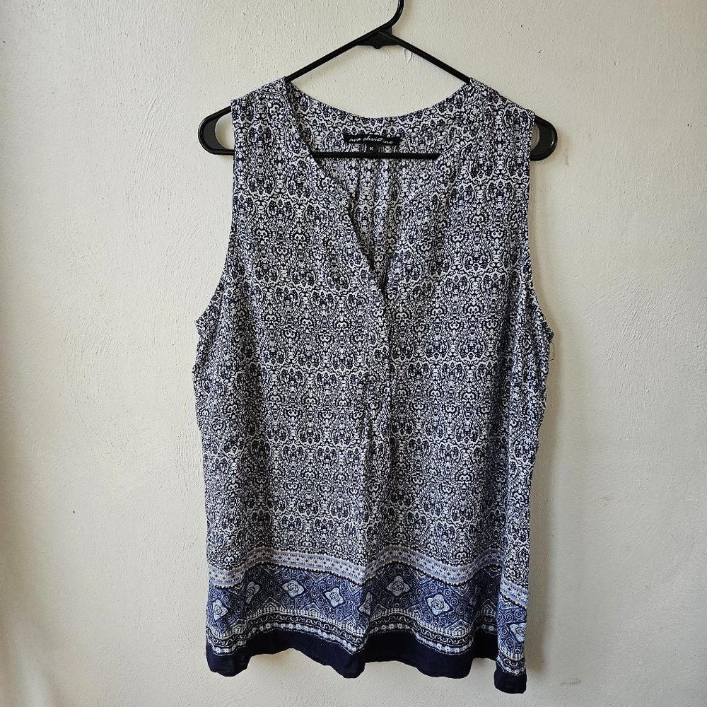 Ava Christine sleeveless blouse size 1X